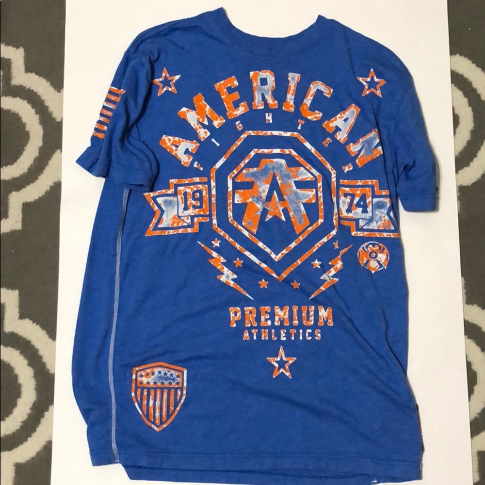 Young men American Fighter shirt SZ small